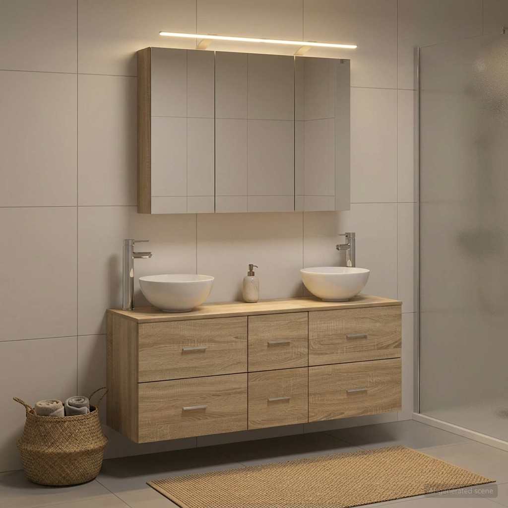 Bathroom Furniture Set 4 Pcs