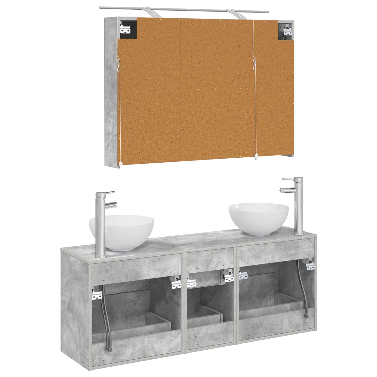 Bathroom Furniture Set 4 Pcs