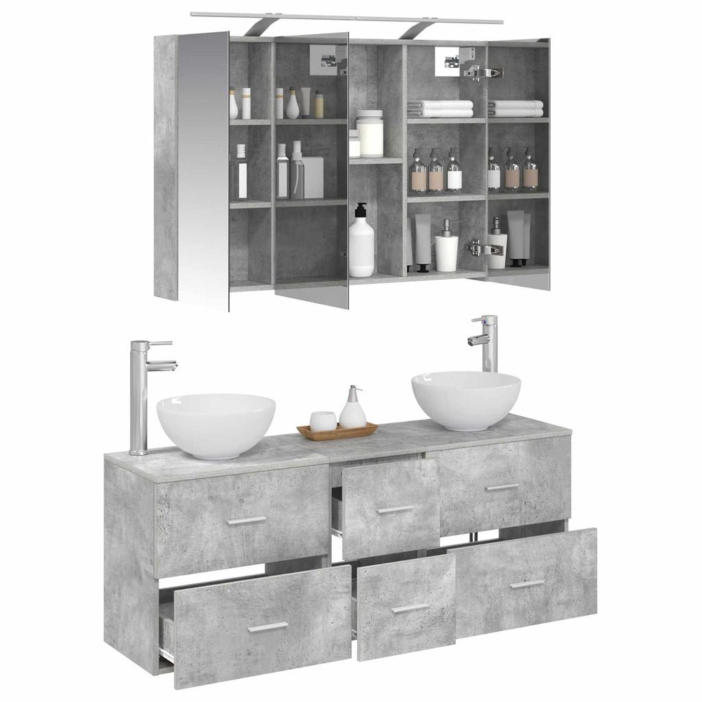 Bathroom Furniture Set 4 Pcs