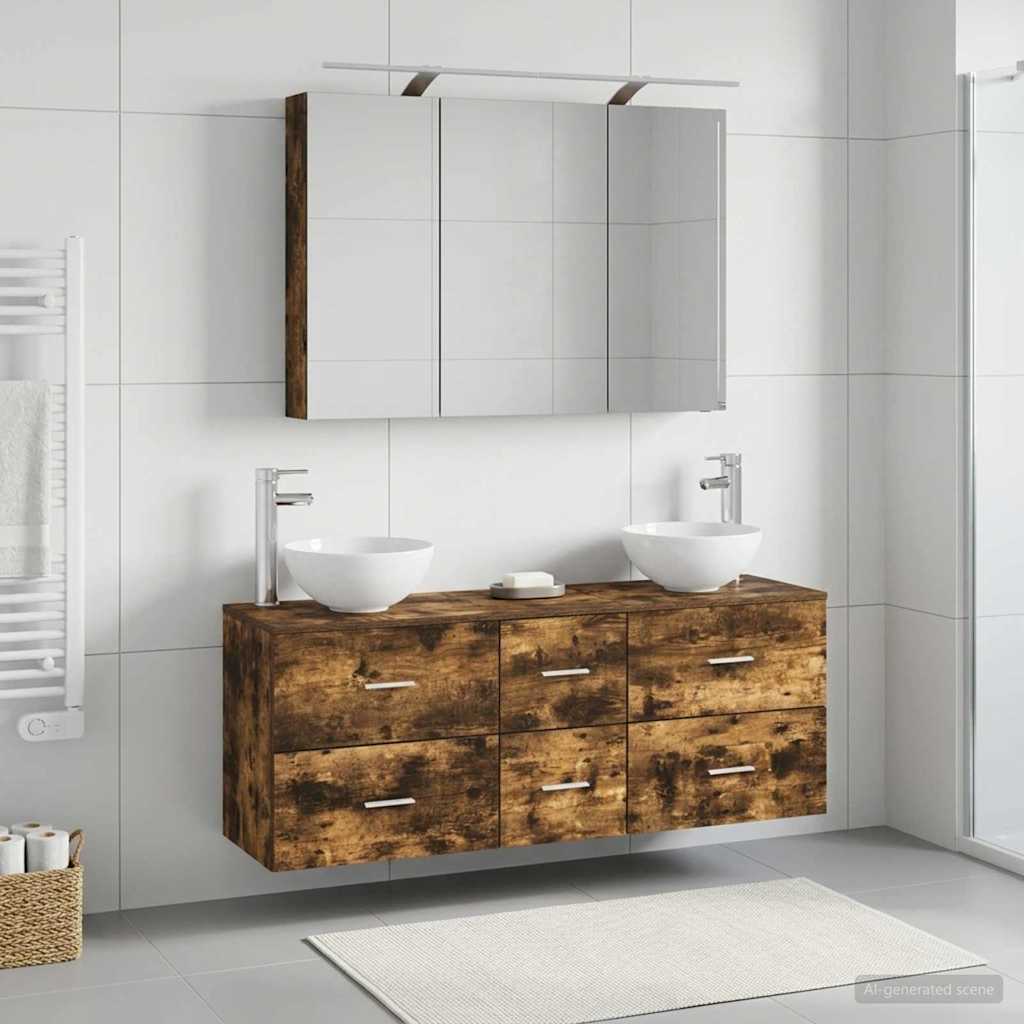Bathroom Furniture Set 4 Pcs