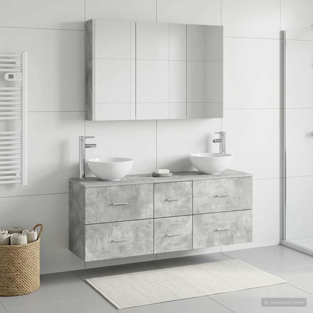 Bathroom Furniture Set 4 Pcs