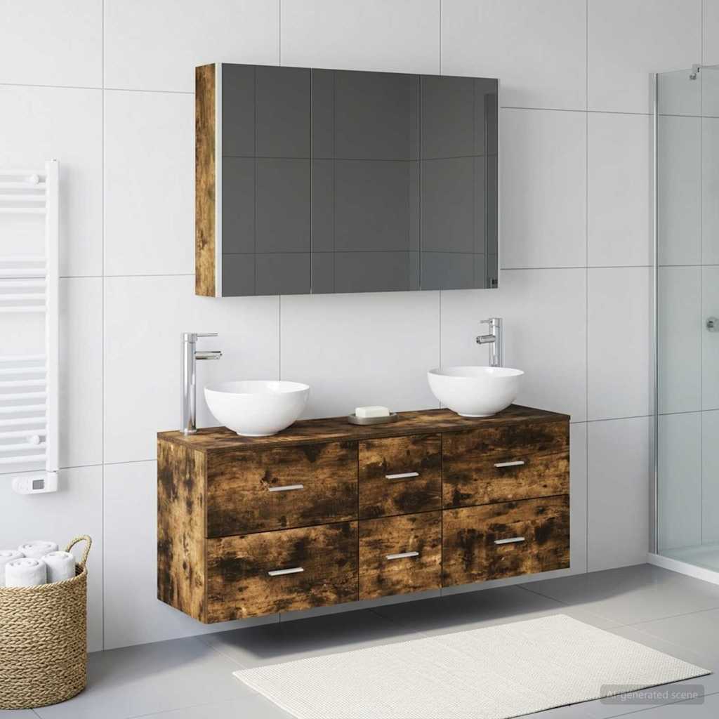 Bathroom Furniture Set 4 Pcs