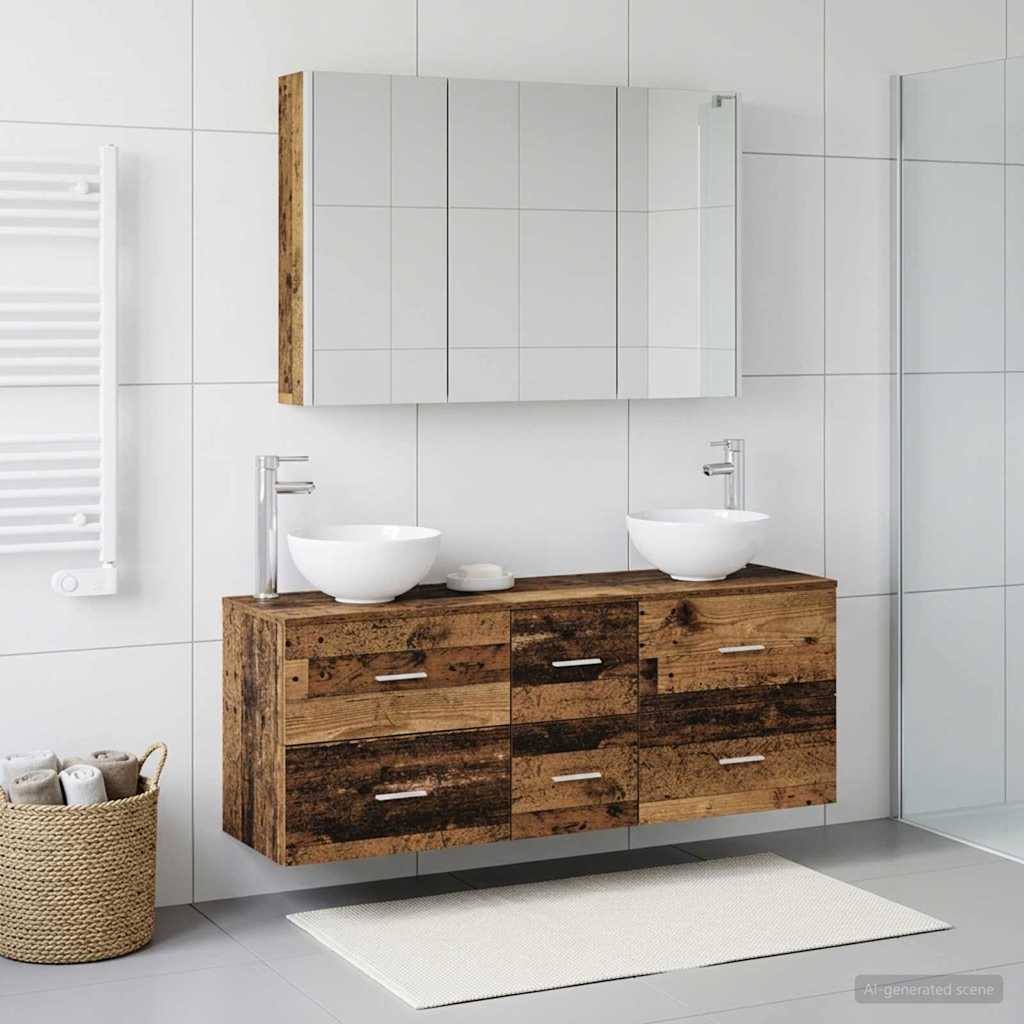 Bathroom Furniture Set 4 Pcs