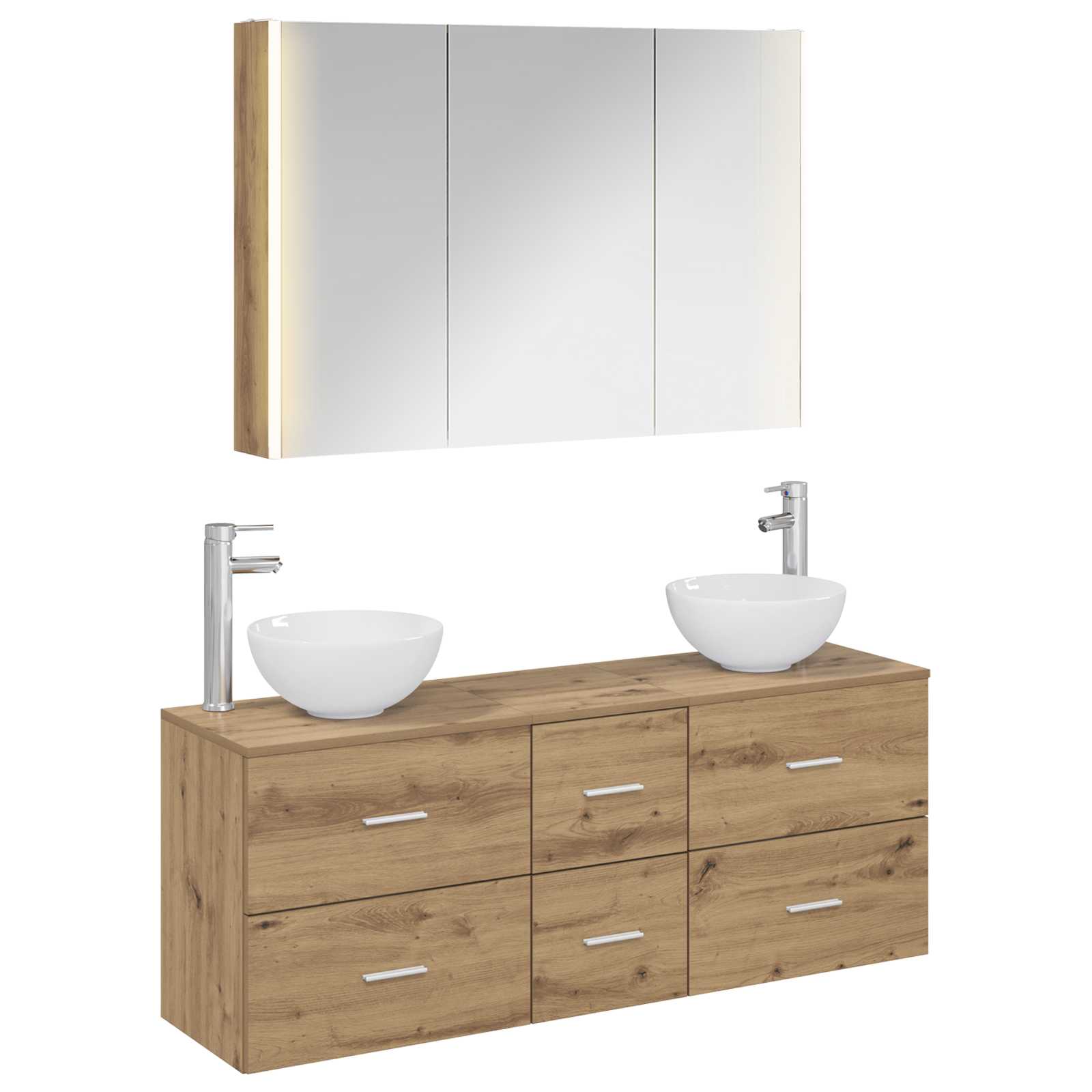 Bathroom Furniture Set 4 Pcs