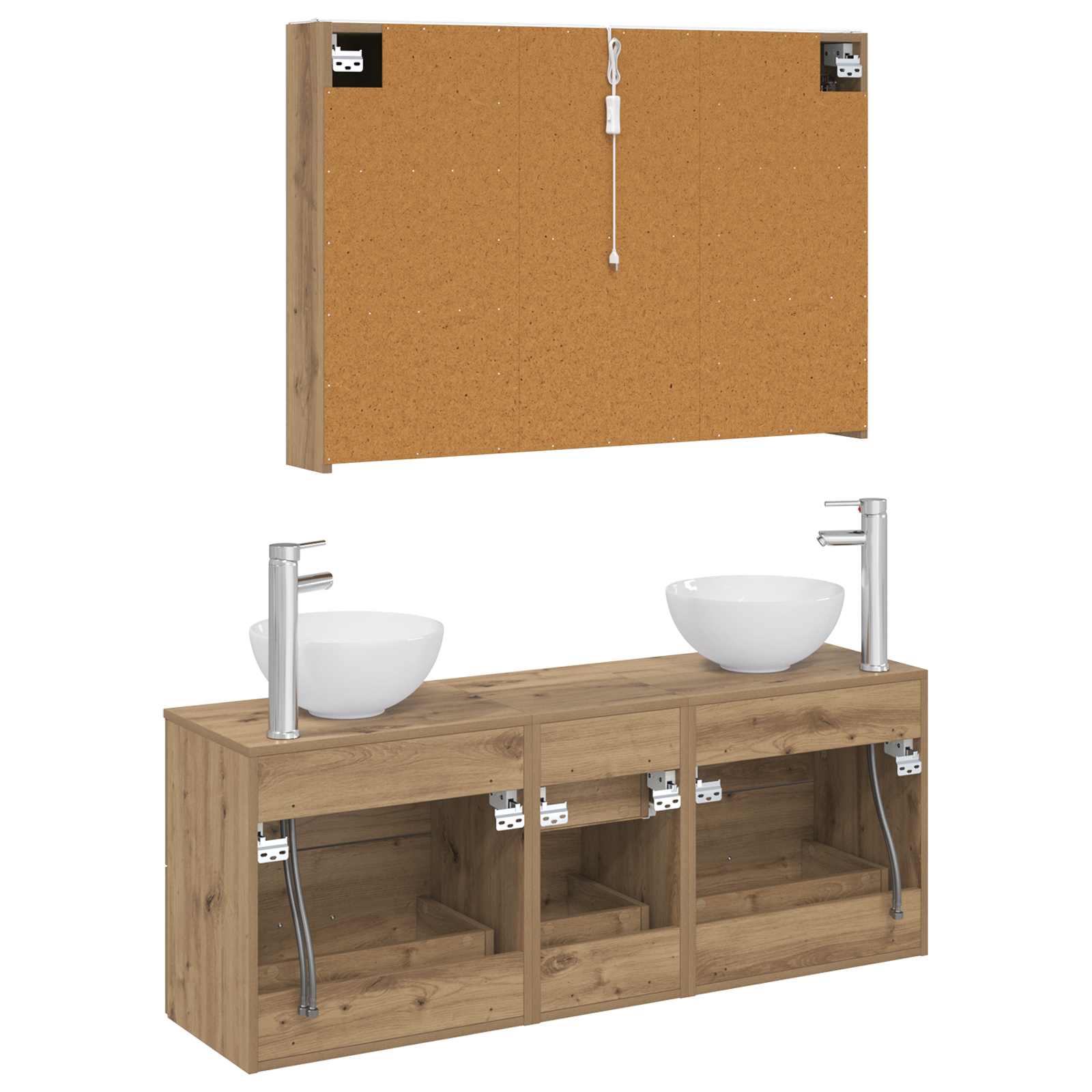 Bathroom Furniture Set 4 Pcs