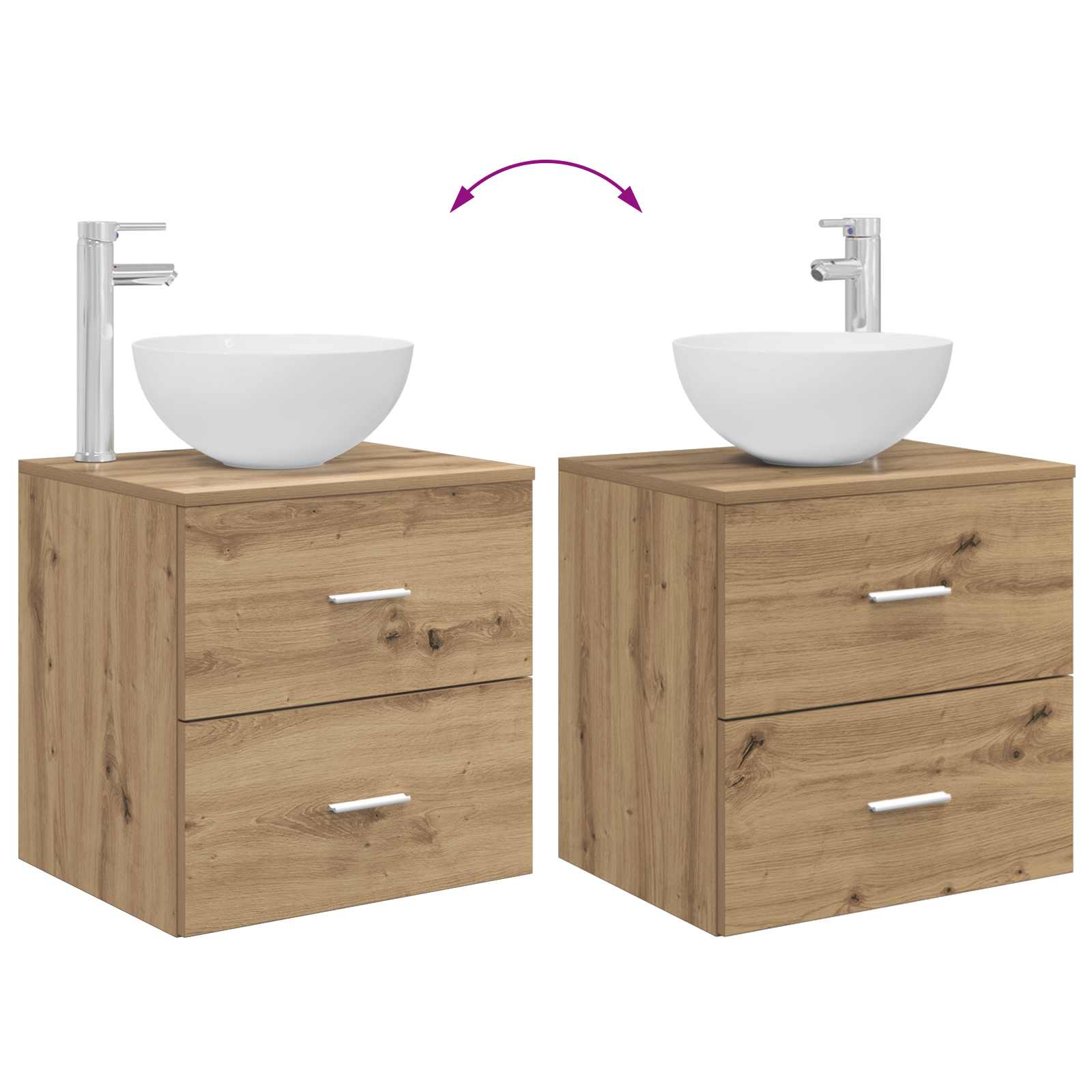 Bathroom Furniture Set 4 Pcs