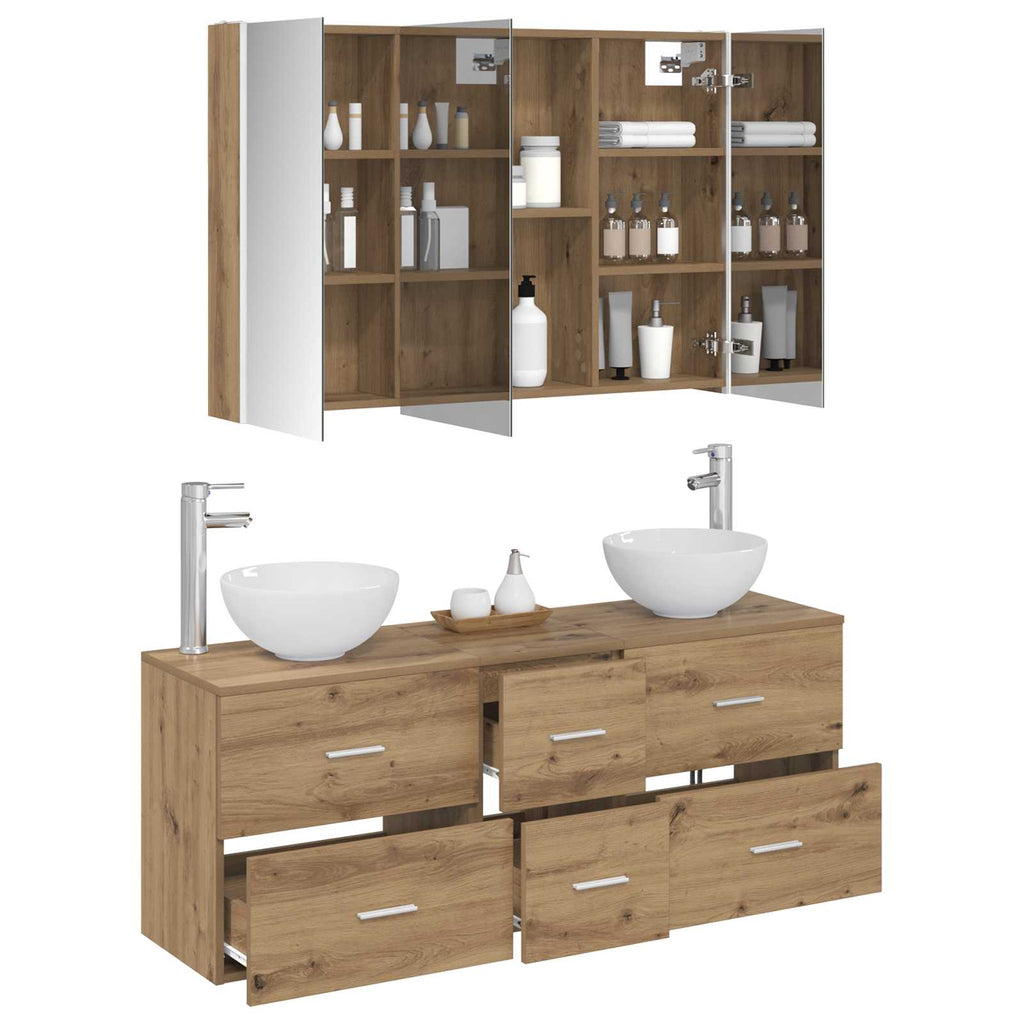 Bathroom Furniture Set 4 Pcs
