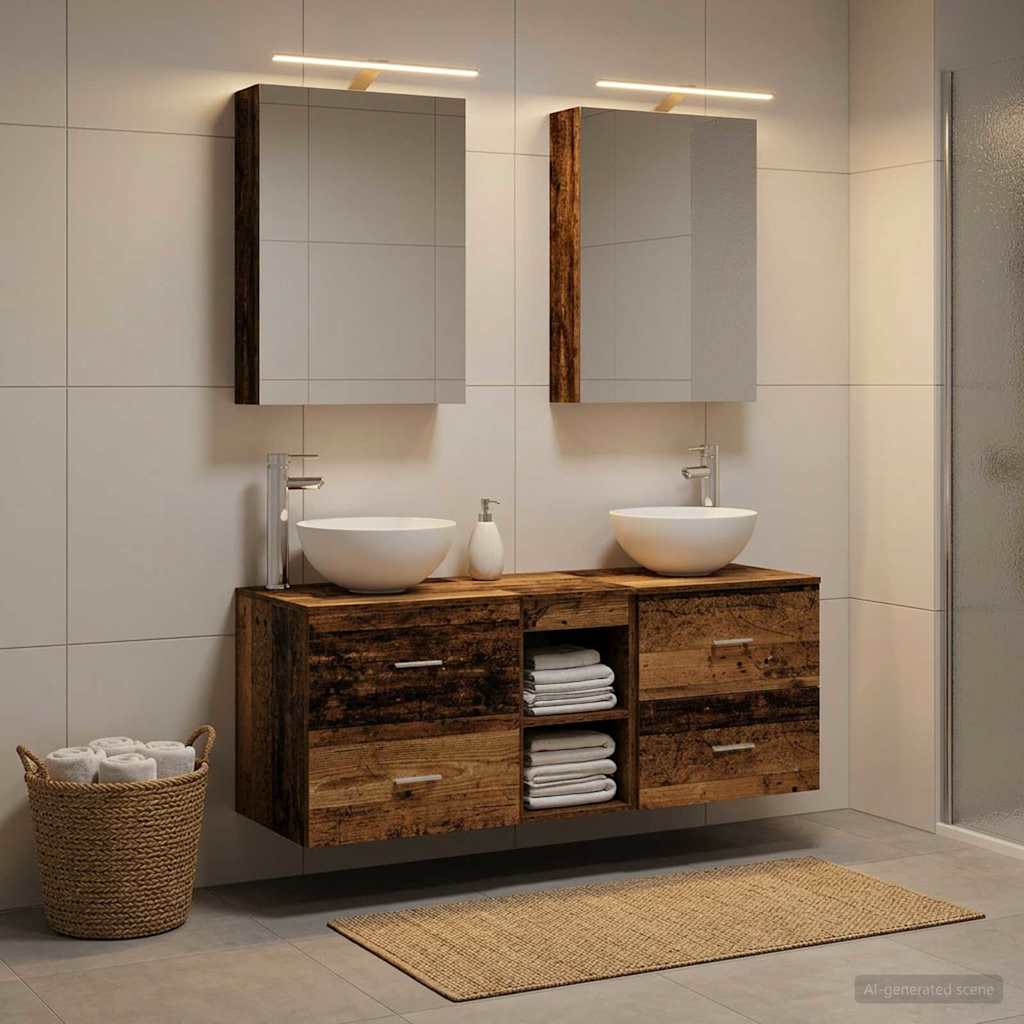 Bathroom Furniture Set 5 Pcs