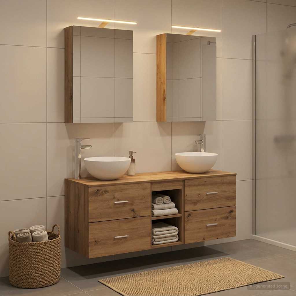 Bathroom Furniture Set 5 Pcs
