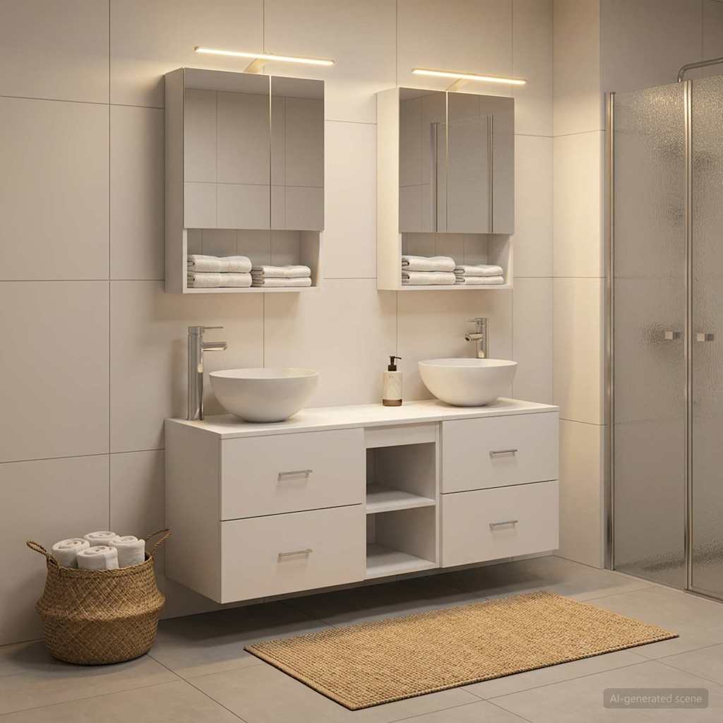 Bathroom Furniture Set 5 Pcs