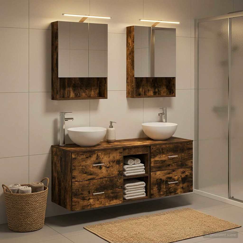 Bathroom Furniture Set 5 Pcs