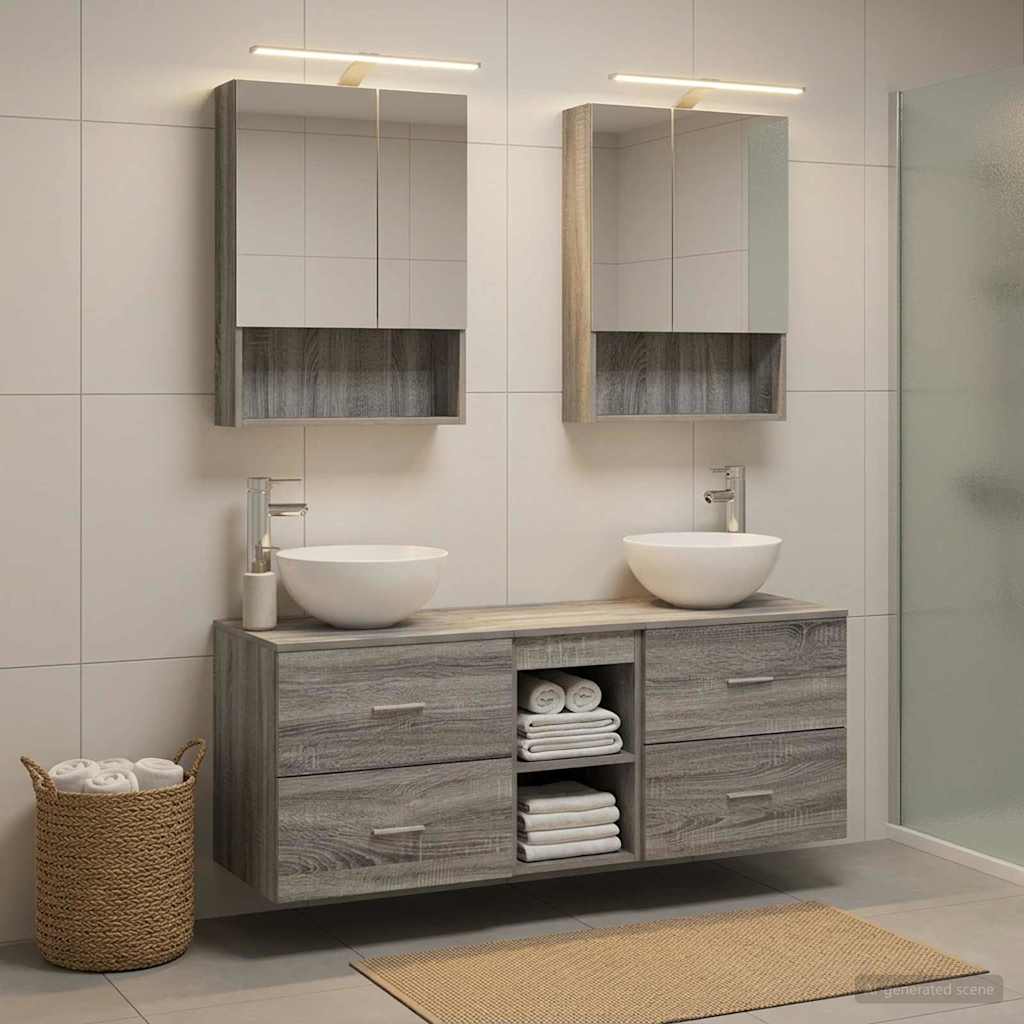 Bathroom Furniture Set 5 Pcs