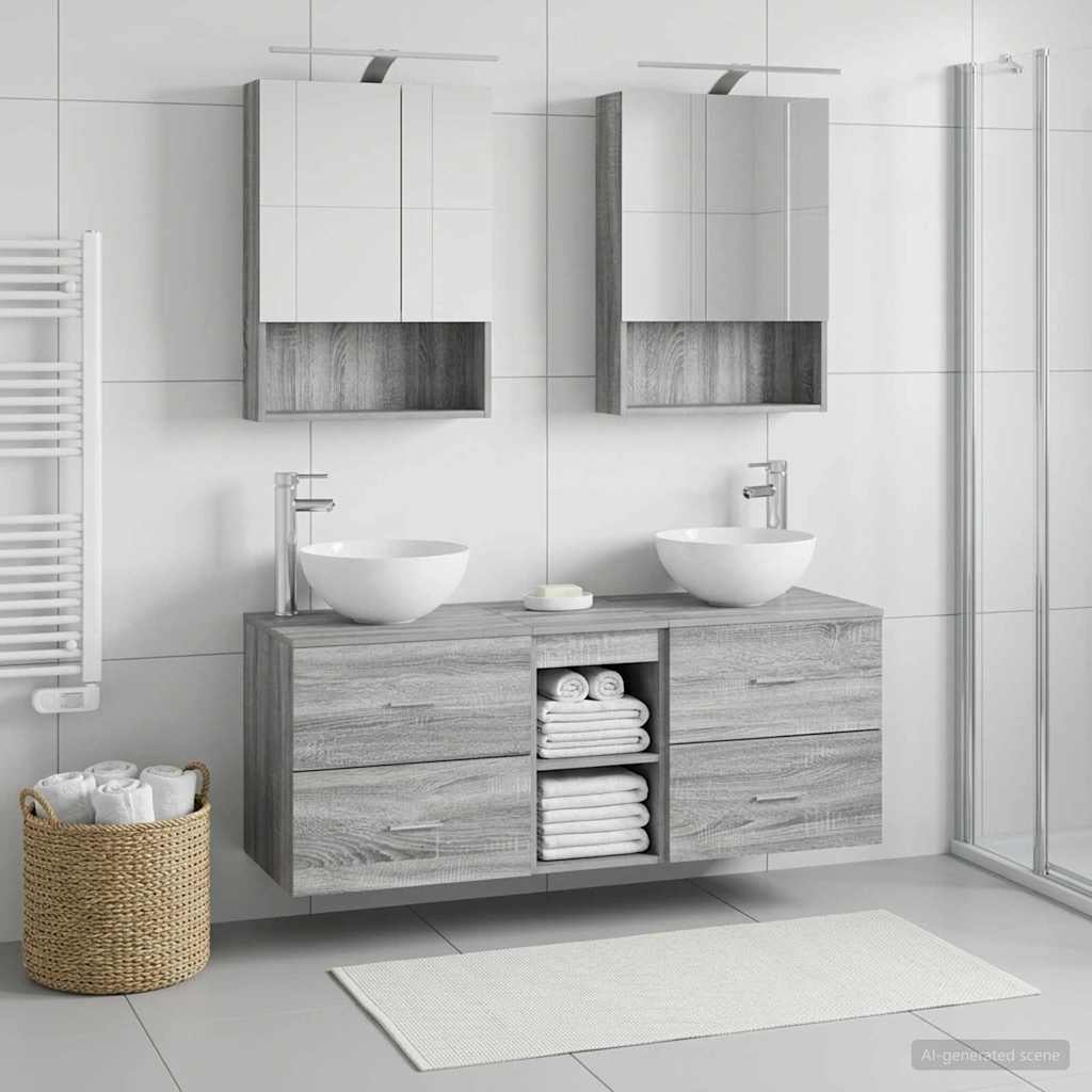 Bathroom Furniture Set 5 Pcs