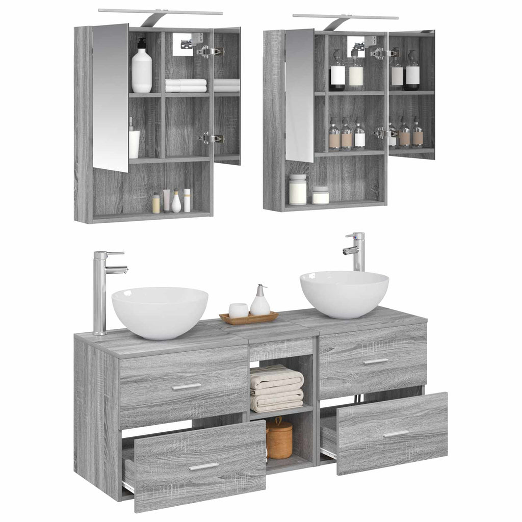 Bathroom Furniture Set 5 Pcs