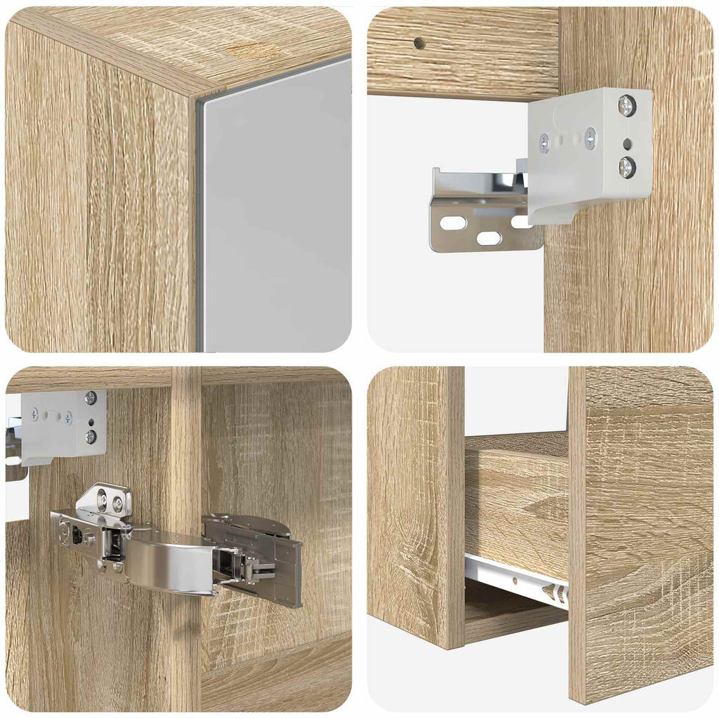 Bathroom Furniture Set 4 Pcs