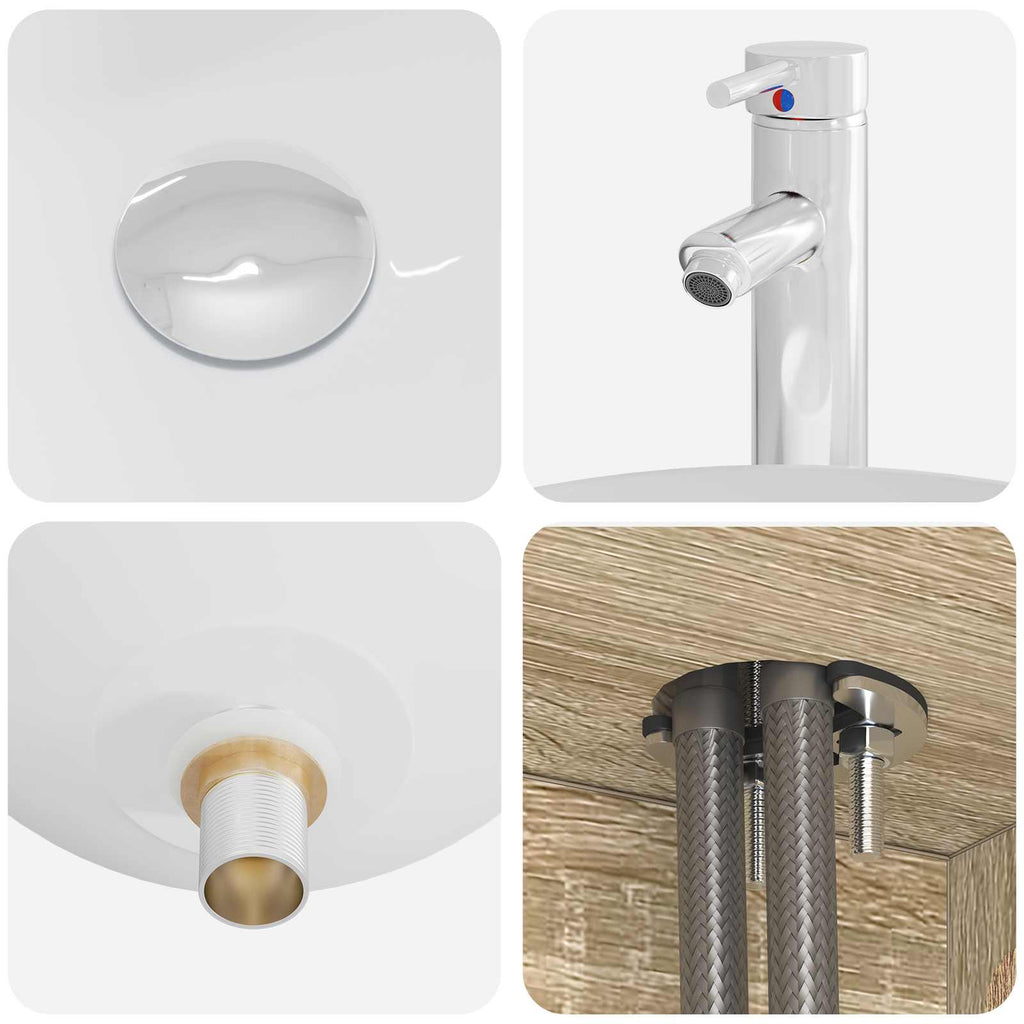 Bathroom Furniture Set 4 Pcs
