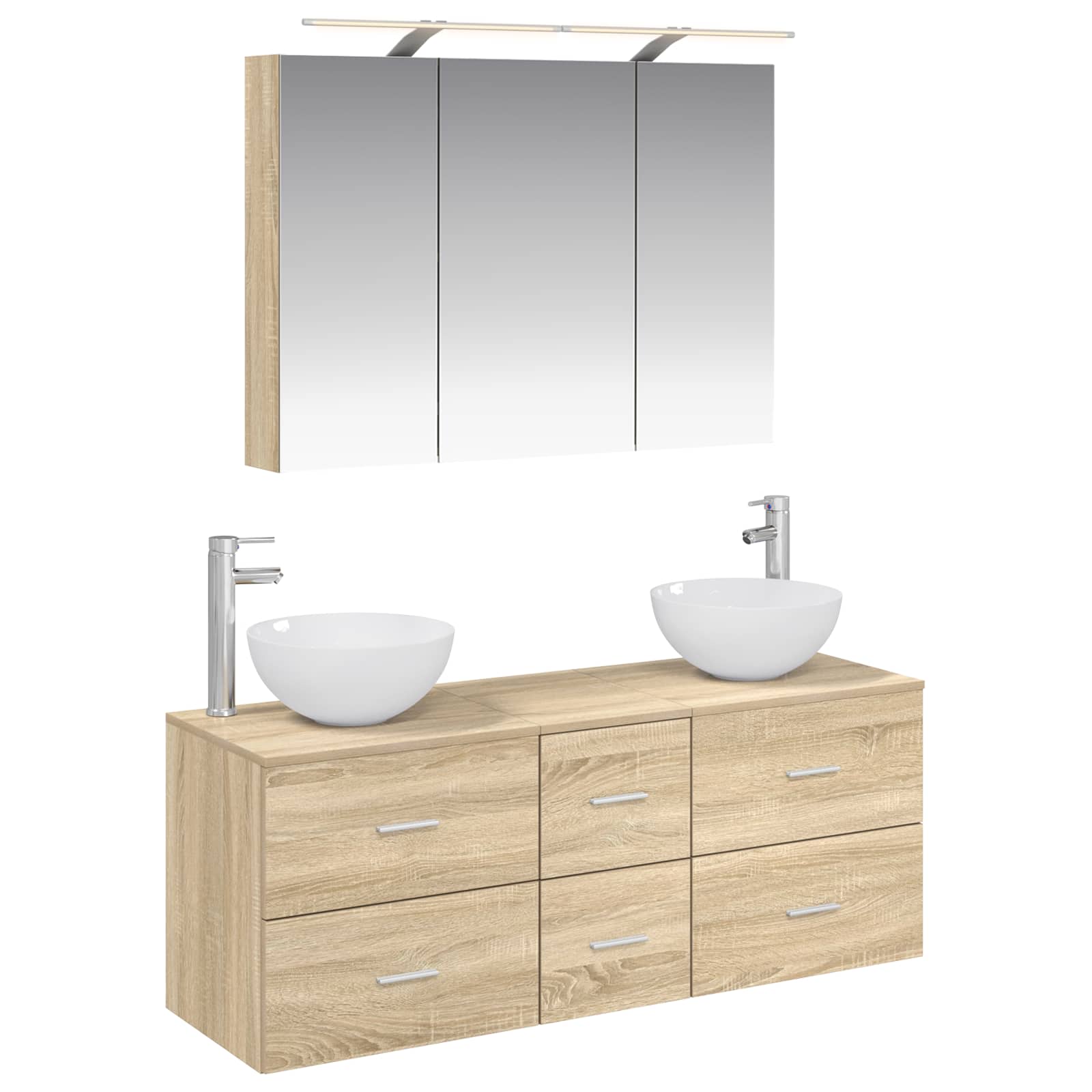 Bathroom Furniture Set 4 Pcs