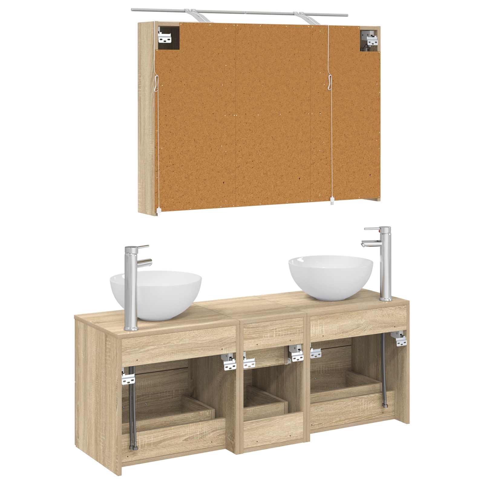 Bathroom Furniture Set 4 Pcs