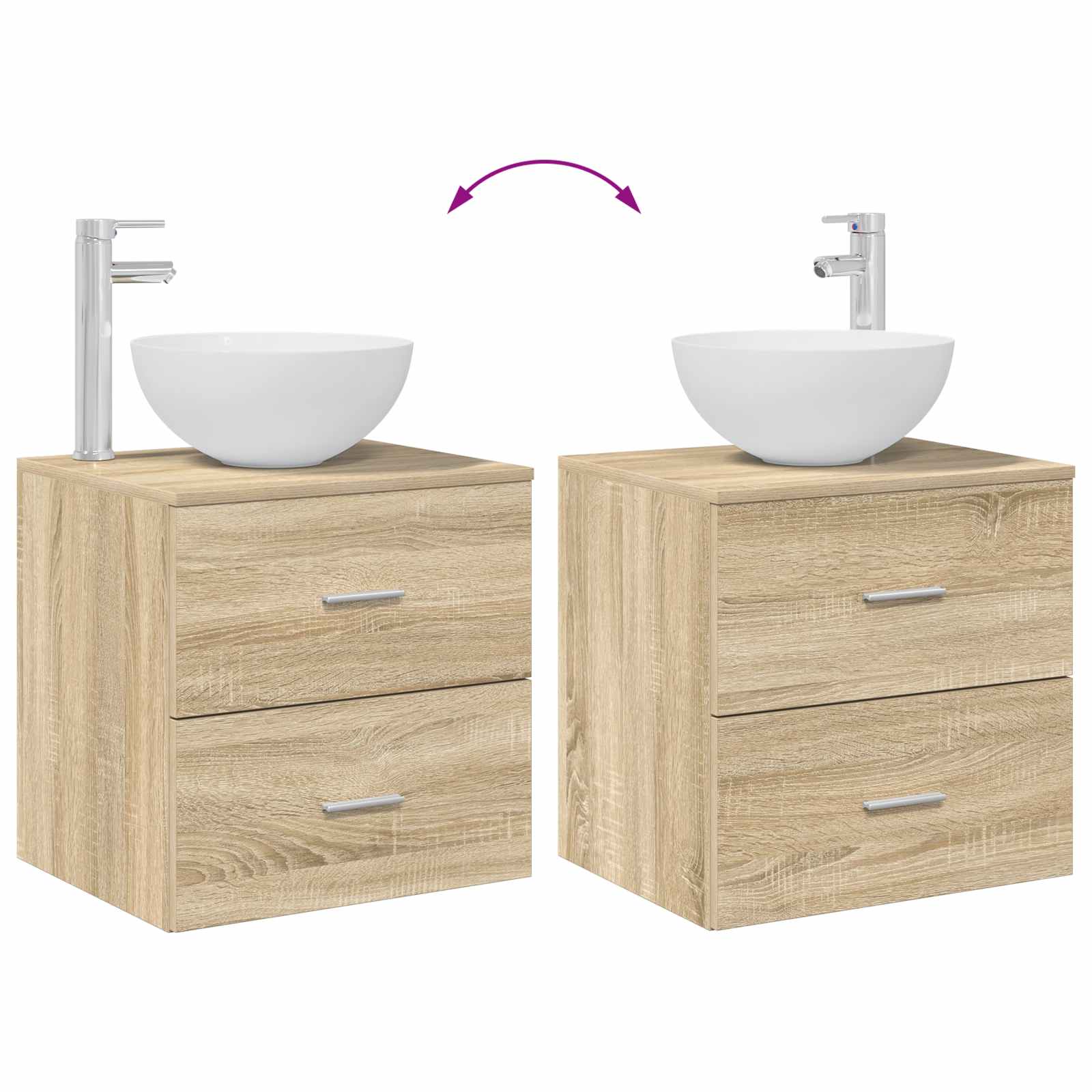Bathroom Furniture Set 4 Pcs
