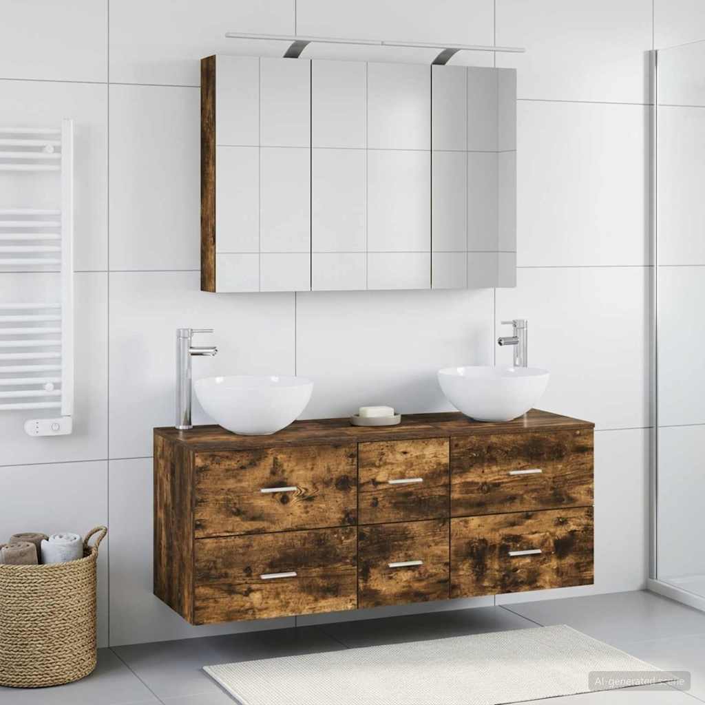 Bathroom Furniture Set 4 Pcs