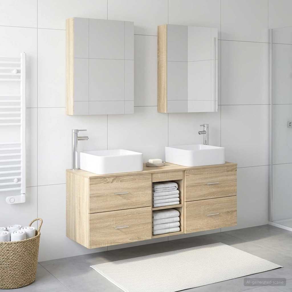 Bathroom Furniture Set 5 Pcs