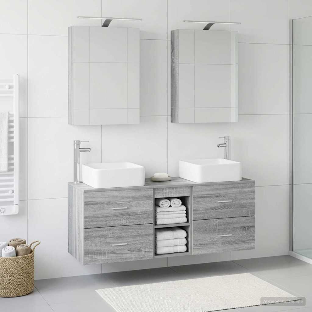 Bathroom Furniture Set 5 Pcs