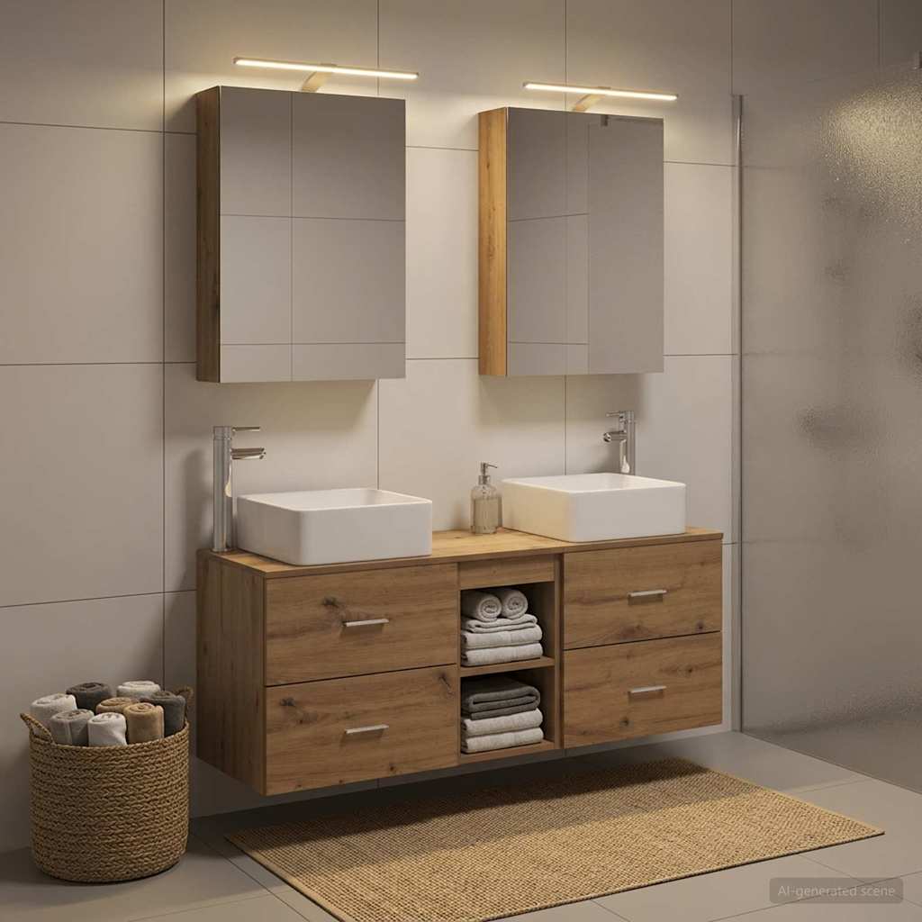 Bathroom Furniture Set 5 Pcs