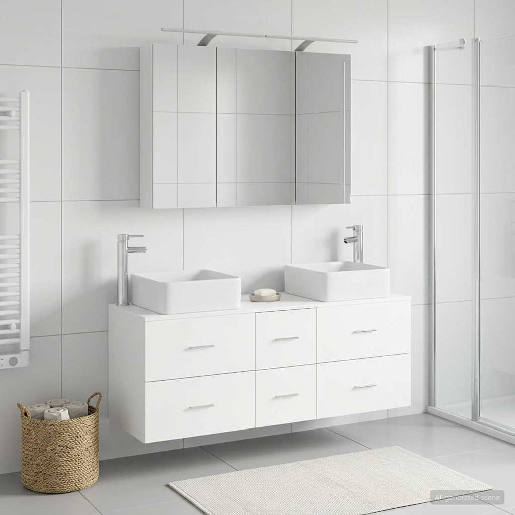 Bathroom Furniture Set 4 Pcs