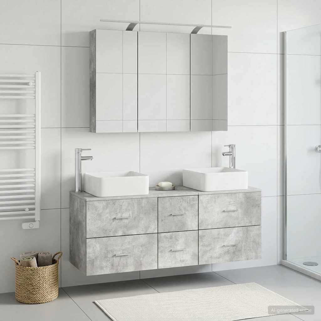 Bathroom Furniture Set 4 Pcs