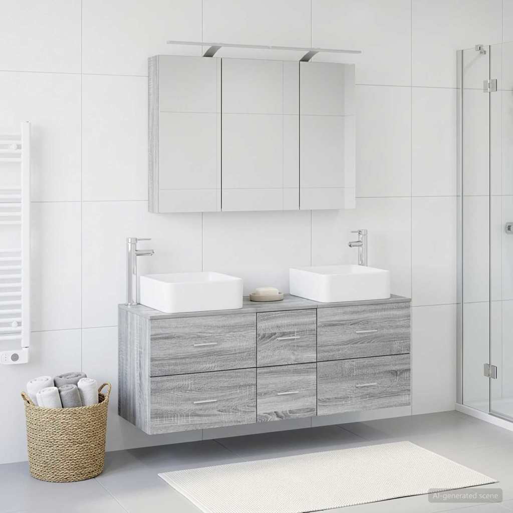 Bathroom Furniture Set 4 Pcs