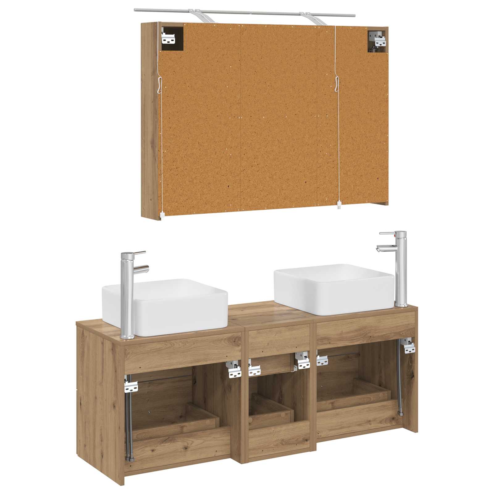 Bathroom Furniture Set 4 Pcs