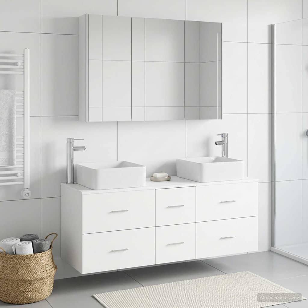 Bathroom Furniture Set 4 Pcs
