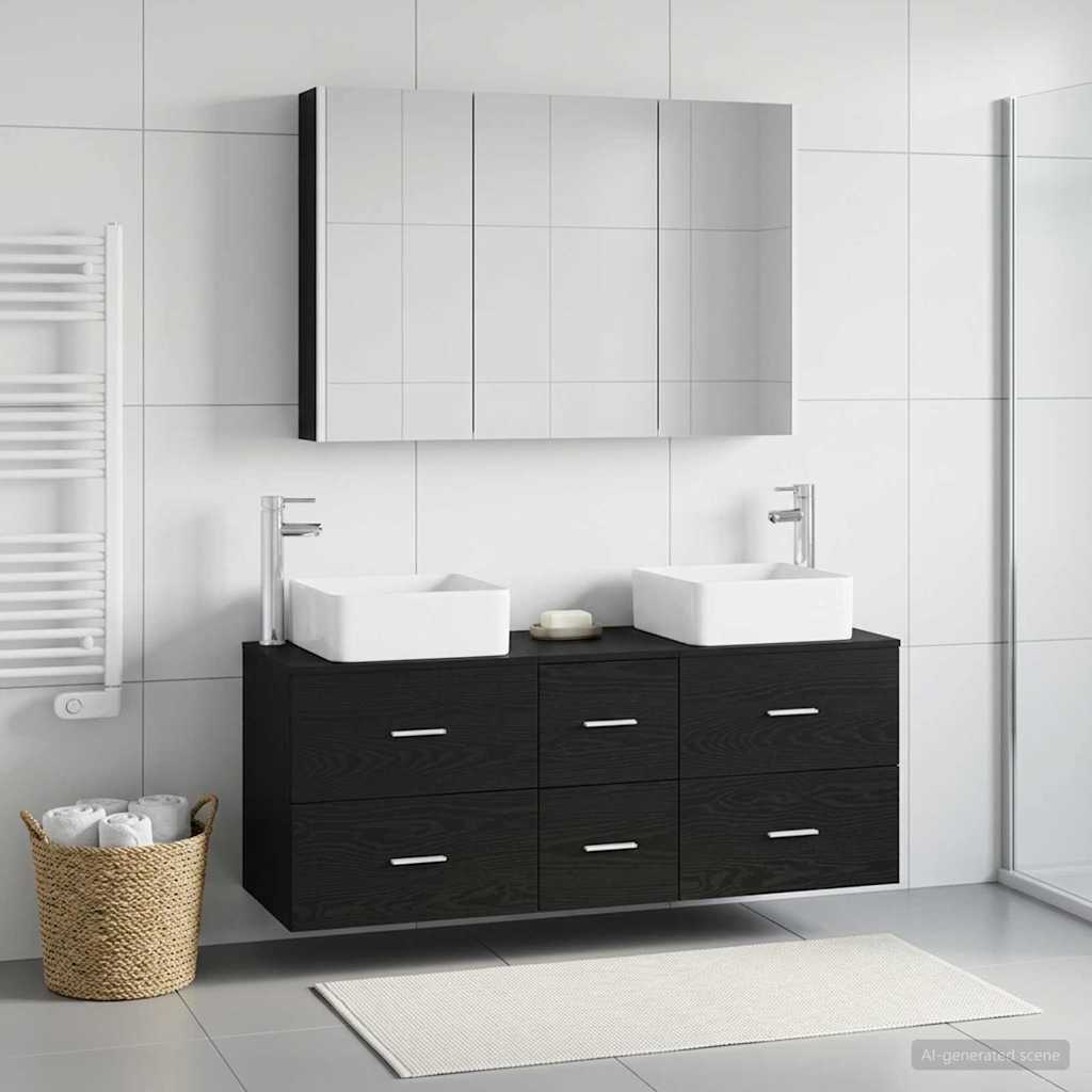 Bathroom Furniture Set 4 Pcs