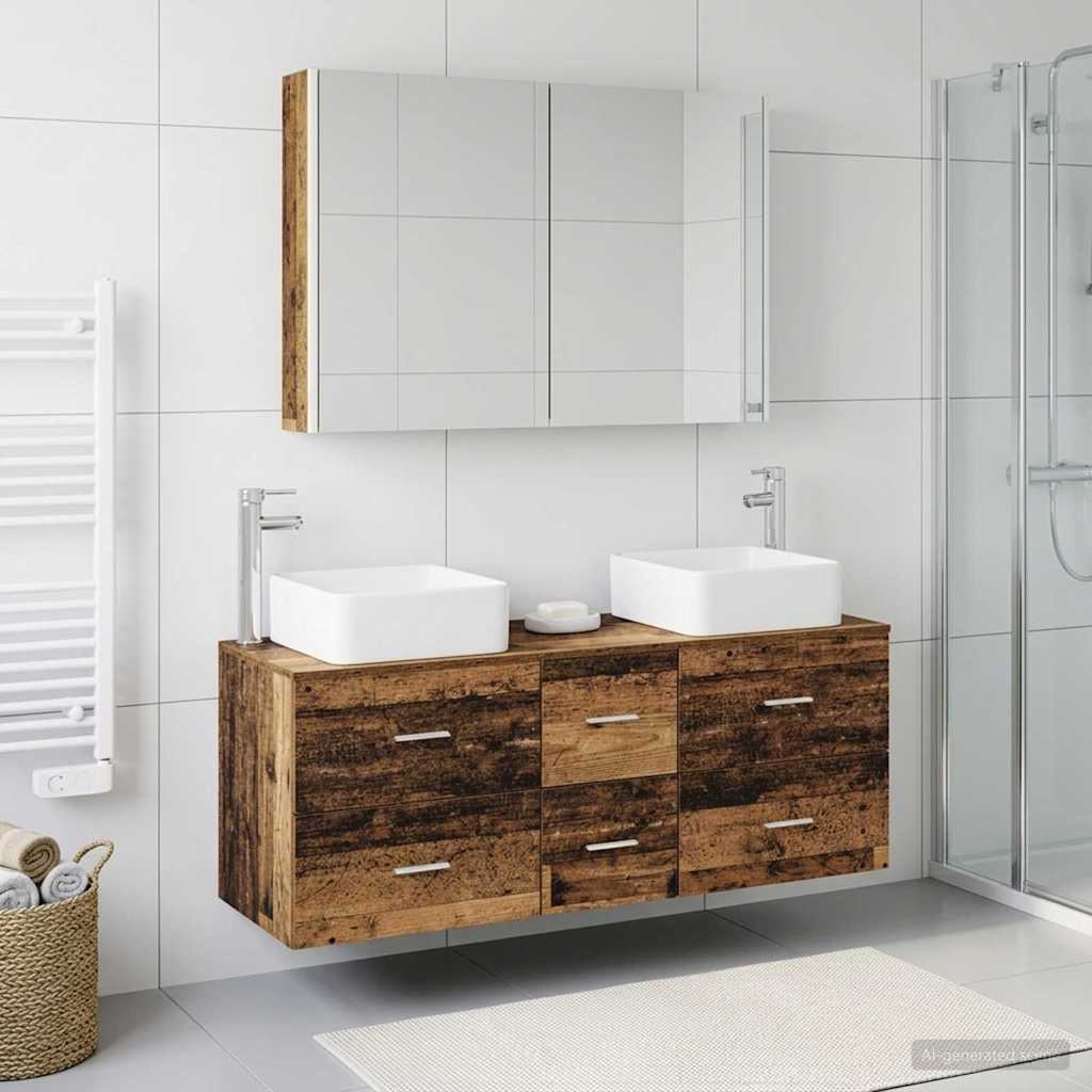 Bathroom Furniture Set 4 Pcs