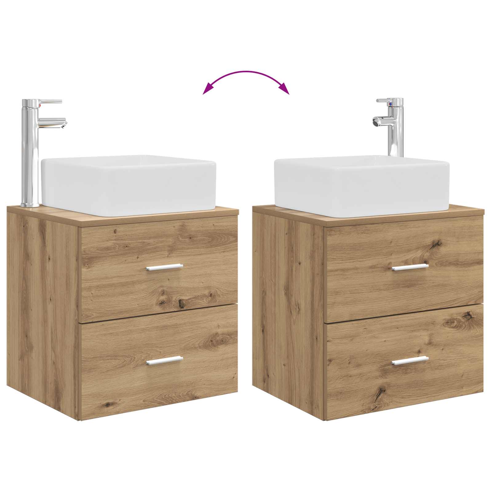Bathroom Furniture Set 4 Pcs