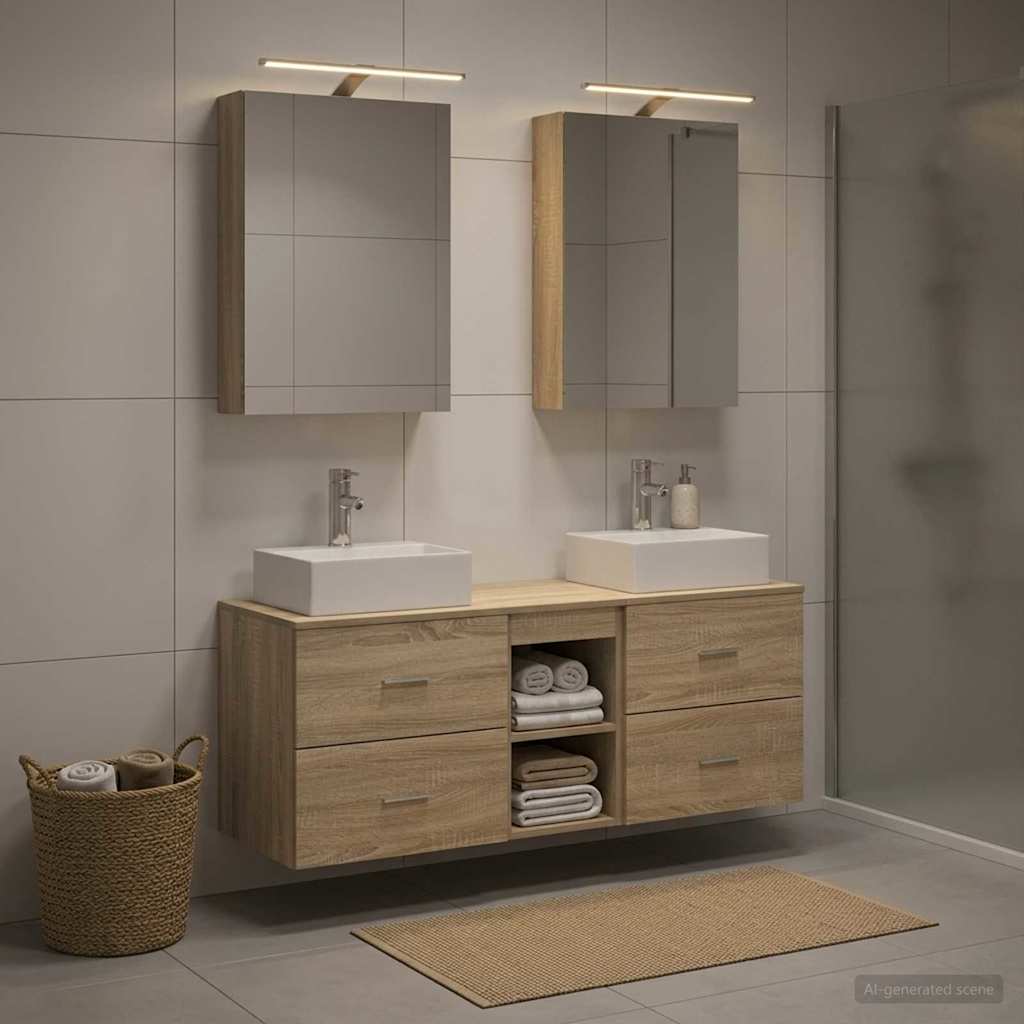 Bathroom Furniture Set 5 Pcs