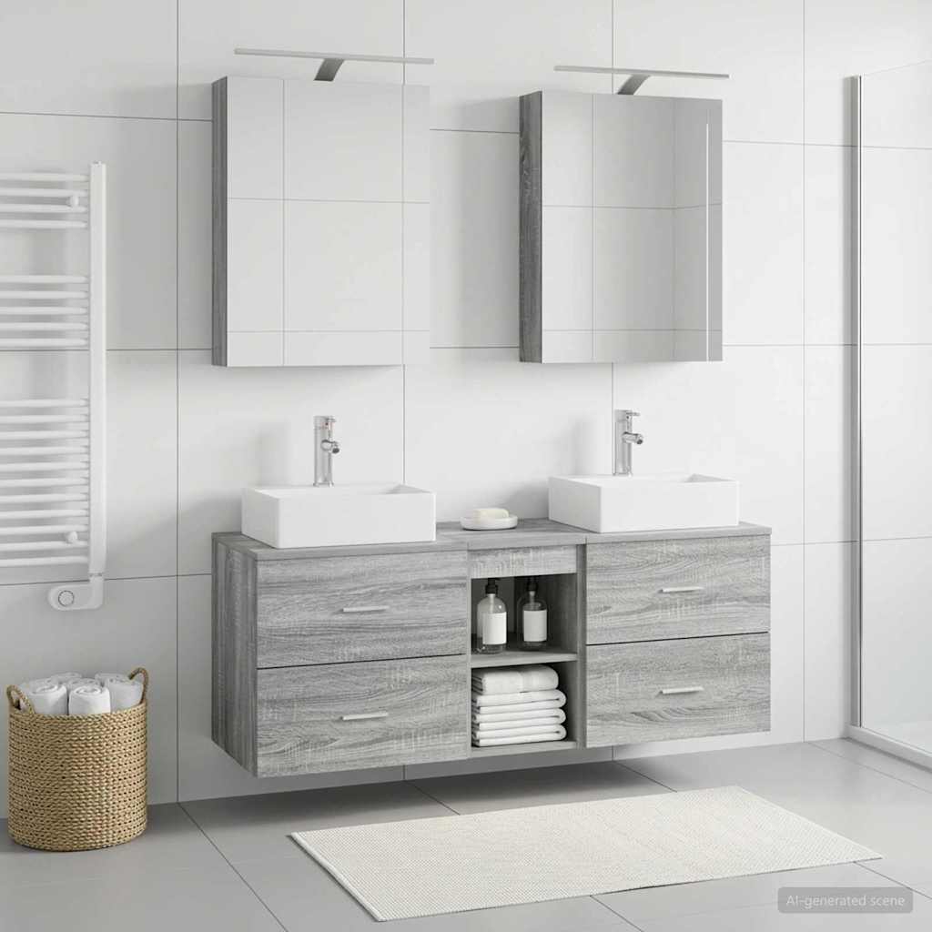 Bathroom Furniture Set 5 Pcs