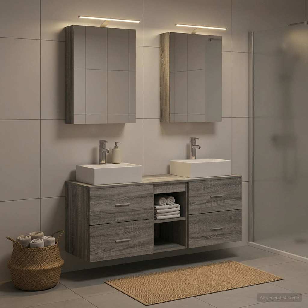 Bathroom Furniture Set 5 Pcs