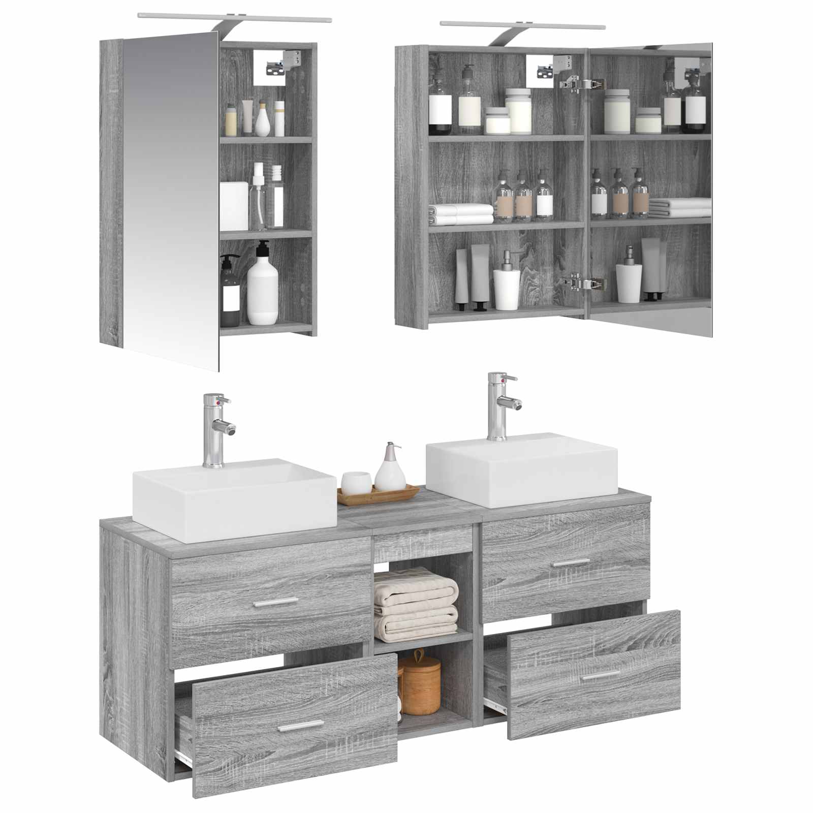 Bathroom Furniture Set 5 Pcs