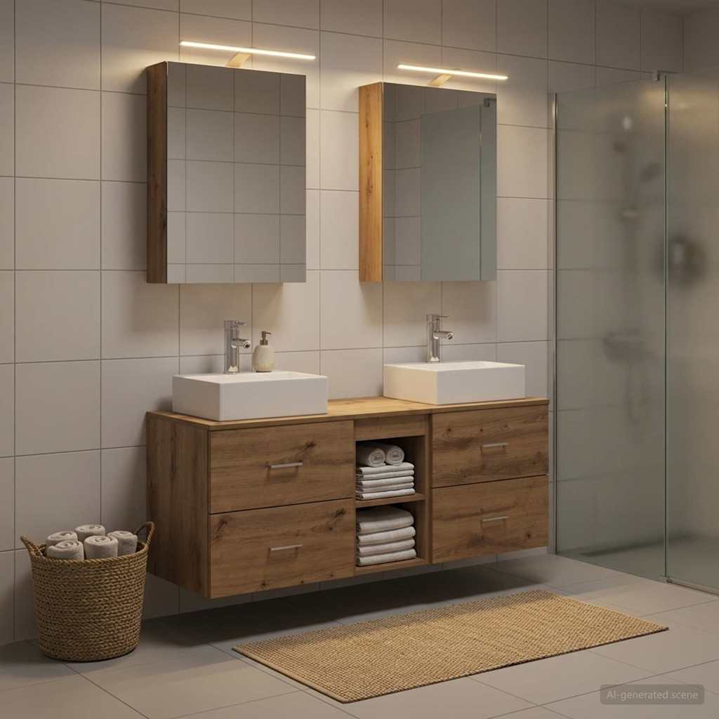 Bathroom Furniture Set 5 Pcs
