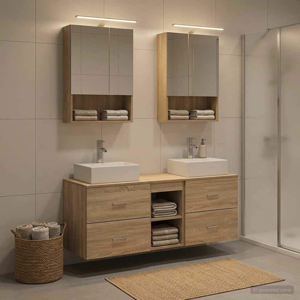 Bathroom Furniture Set 5 Pcs