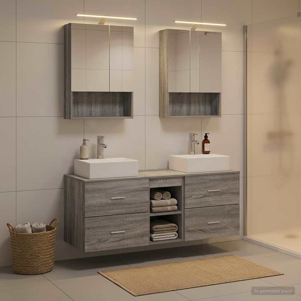 Bathroom Furniture Set 5 Pcs