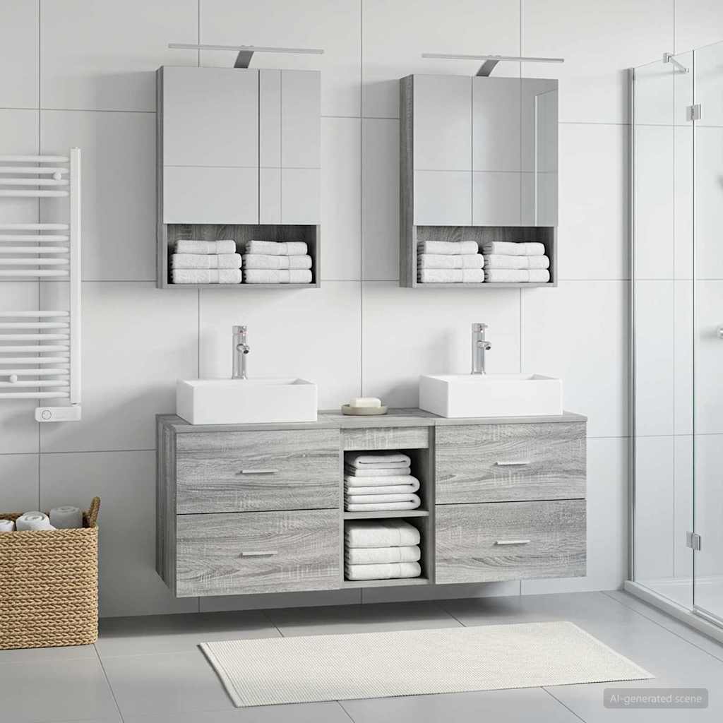 Bathroom Furniture Set 5 Pcs