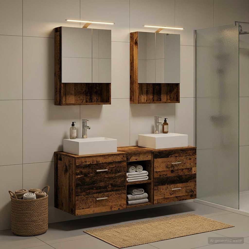 Bathroom Furniture Set 5 Pcs