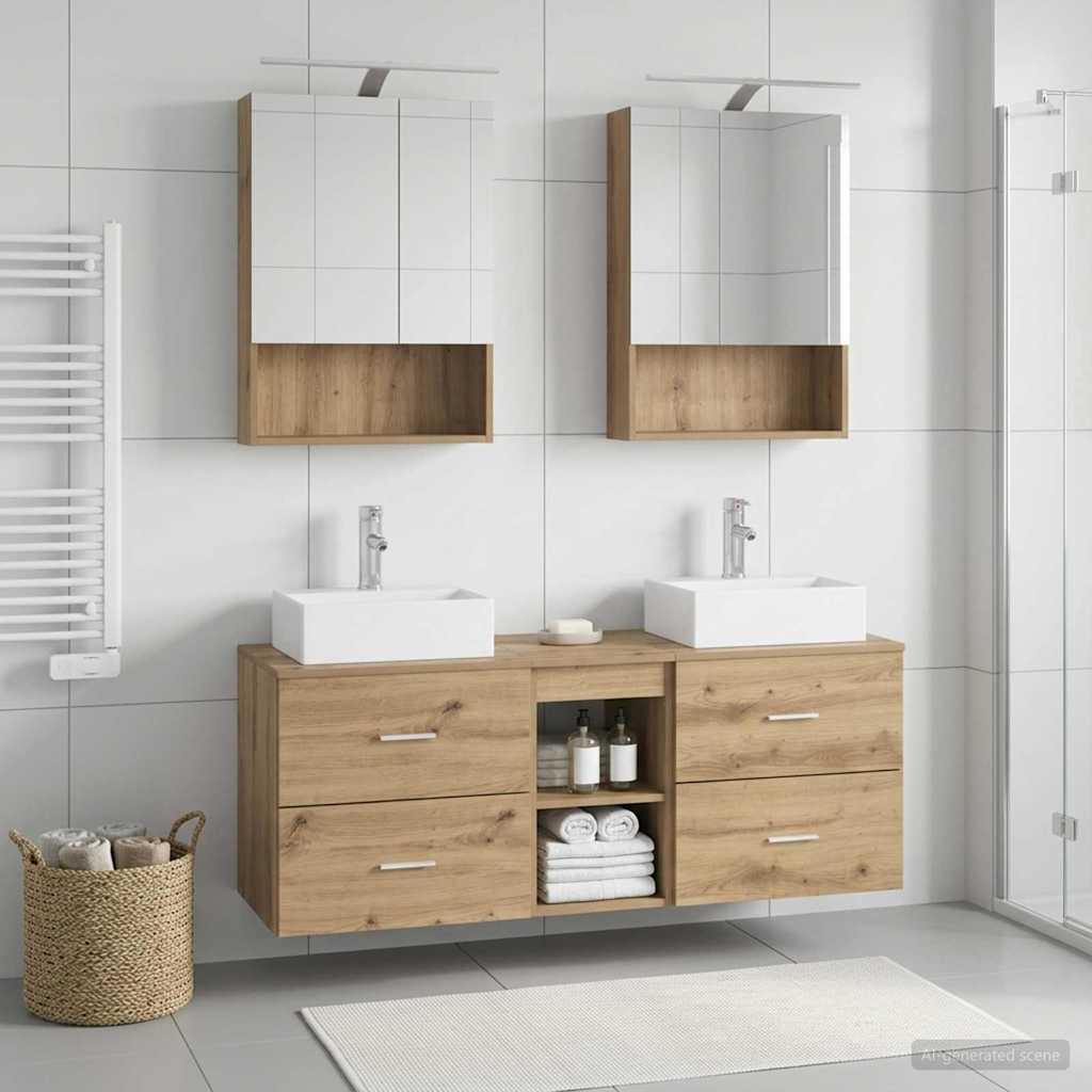 Bathroom Furniture Set 5 Pcs