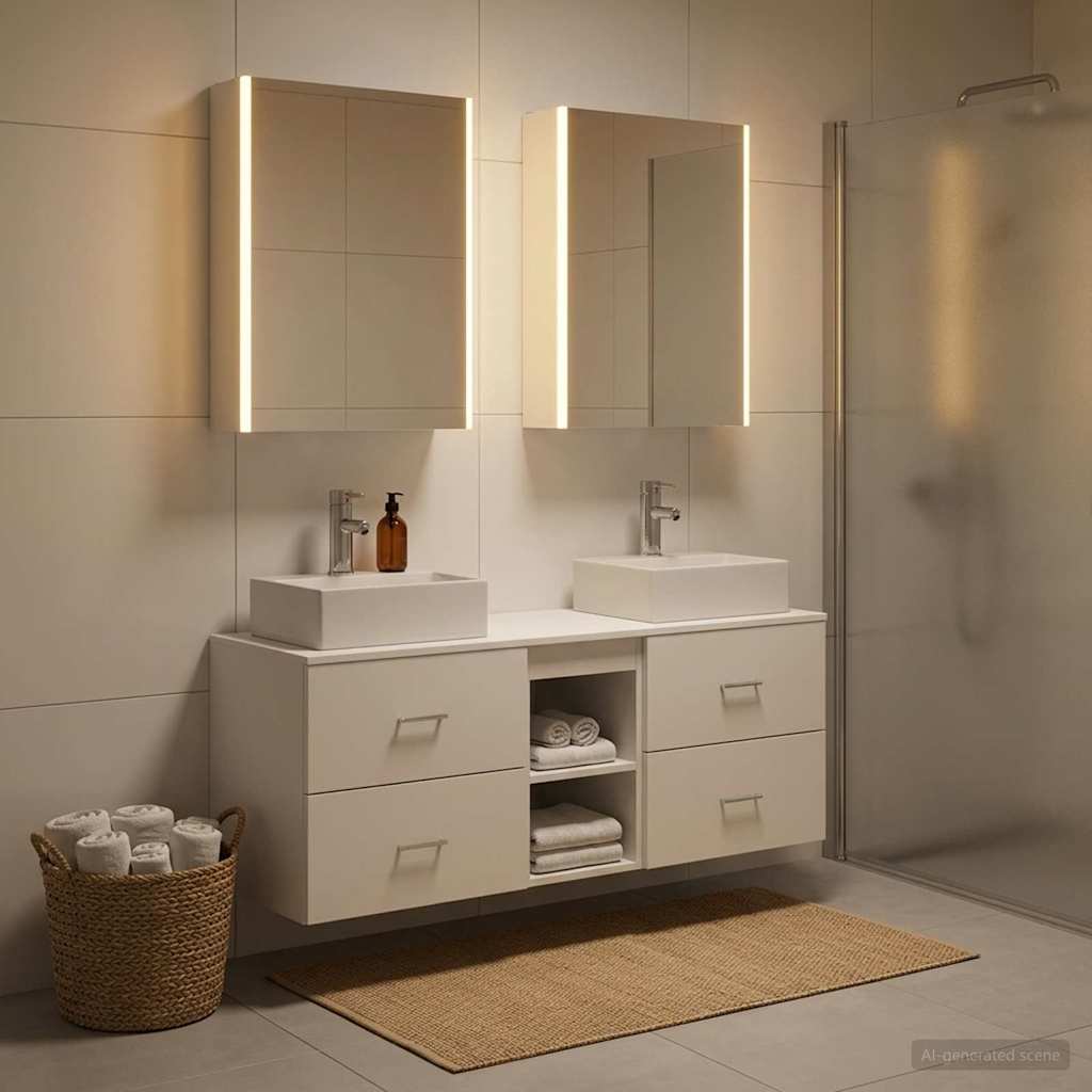 Bathroom Furniture Set 5 Pcs