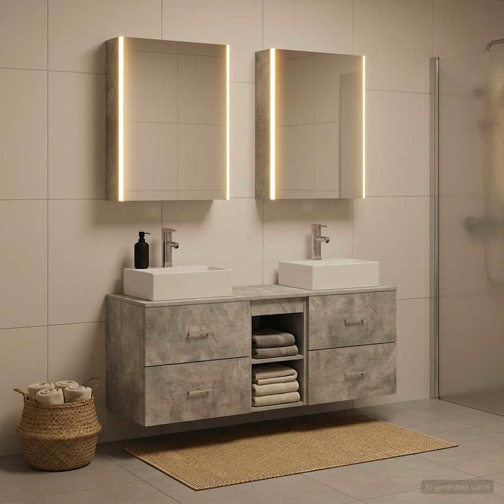 Bathroom Furniture Set 5 Pcs
