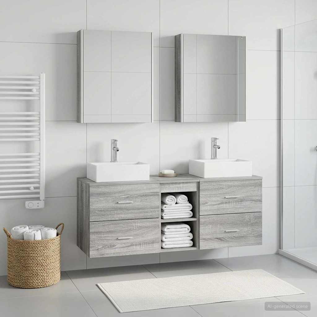 Bathroom Furniture Set 5 Pcs