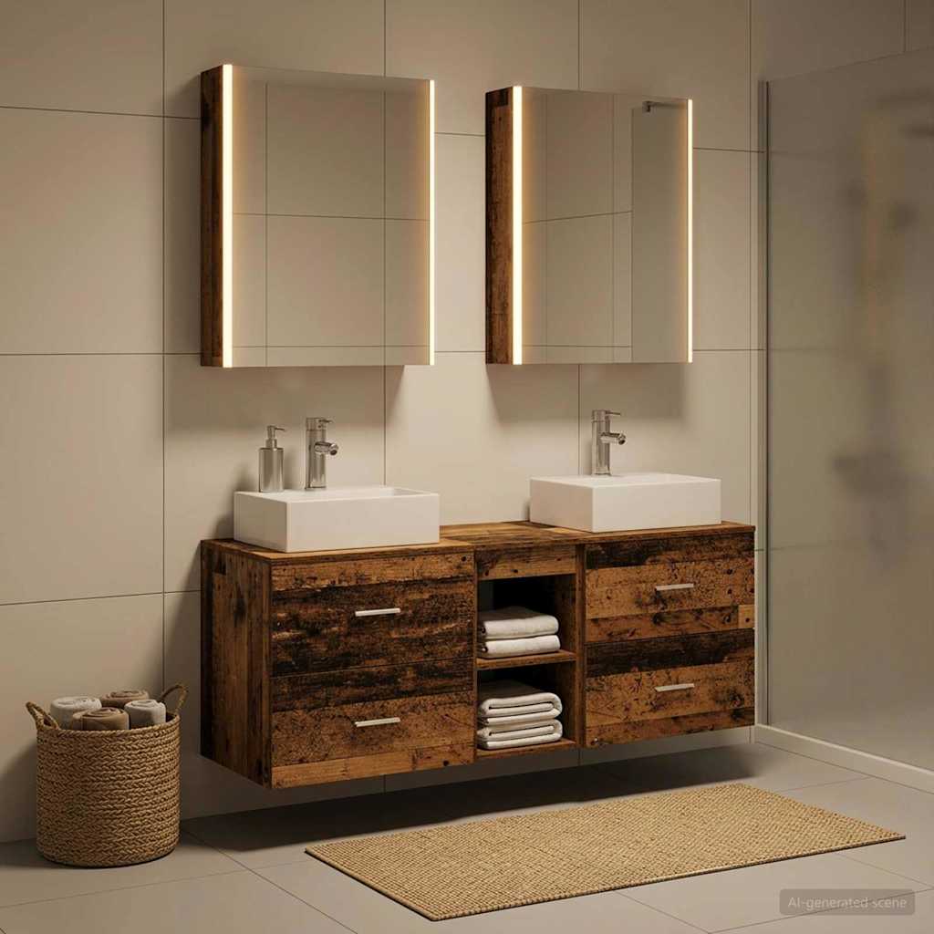 Bathroom Furniture Set 5 Pcs
