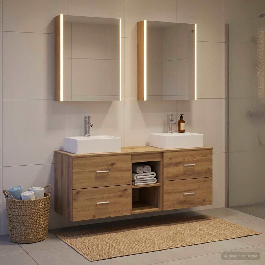 Bathroom Furniture Set 5 Pcs